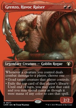 Grenzo, Havoc Raiser (V.2) - Commander Masters: Extras (Rare) [XCMM-677]