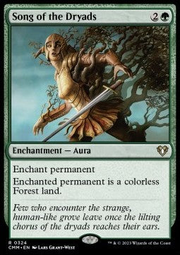Song of the Dryads - Commander Masters (Rare) [CMM-324]
