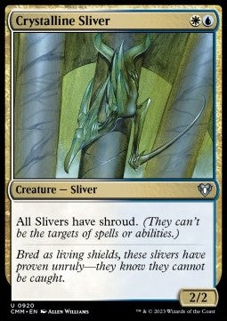 Crystalline Sliver - Commander Masters: Extras (Uncommon) [XCMM-920]