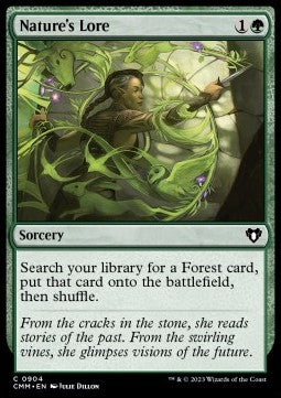 Nature's Lore - Commander Masters: Extras (Common) [XCMM-904]