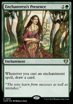Enchantress's Presence - Commander Masters: Extras (Rare) [XCMM-893]