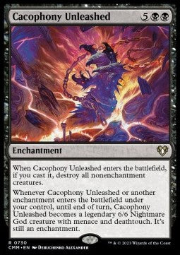 Cacophony Unleashed (V.1) - Commander Masters: Extras (Rare) [XCMM-730]