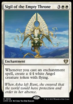 Sigil of the Empty Throne - Commander Masters: Extras (Rare) [XCMM-836]