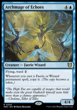 Archmage of Echoes - Commander: Wilds of Eldraine (Rare) [WOC-9]