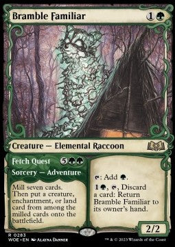 Bramble Familiar // Fetch Quest - Wilds of Eldraine: Extras (Rare) [XWOE-283]
