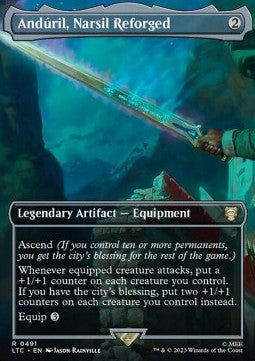 Andúril, Narsil Reforged (V.1) - The Lord of the Rings: Tales of Middle-earth Holiday Release (Rare) [LTRH-491]