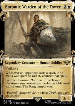 Boromir, Warden of the Tower (V.1) - The Lord of the Rings: Tales of Middle-earth Holiday Release (Rare) [LTRH-455]