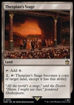 Thespian's Stage - Universes Beyond: Doctor Who (Rare) [WHO-323]