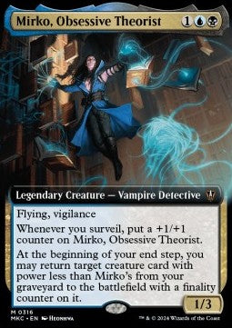 Mirko, Obsessive Theorist (V.1) - Commander: Murders at Karlov Manor: Extras (Mythic) [XMKC-316]