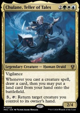 Chulane, Teller of Tales - Commander: Murders at Karlov Manor (Mythic) [MKC-202]