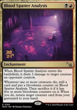 Blood Spatter Analysis (V.1) - Murders at Karlov Manor: Promos (Rare) [PMKM-189]