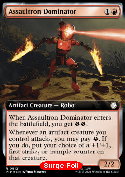Assaultron Dominator (V.3) - Universes Beyond: Fallout: Extras (Rare) [XPIP-912]