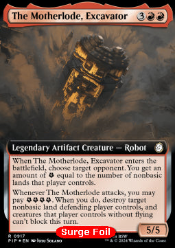 The Motherlode, Excavator (V.3) - Universes Beyond: Fallout: Extras (Rare) [XPIP-917]