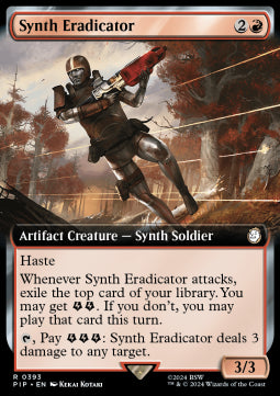 Synth Eradicator (V.1) - Universes Beyond: Fallout: Extras (Rare) [XPIP-393]