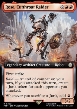 Rose, Cutthroat Raider (V.1) - Universes Beyond: Fallout: Extras (Rare) [XPIP-392]