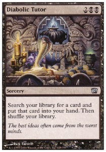 Diabolic Tutor - Eighth Edition (Uncommon) [8ED-128]