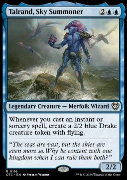 Talrand, Sky Summoner - Commander: Outlaws of Thunder Junction (Rare) [OTC-116]