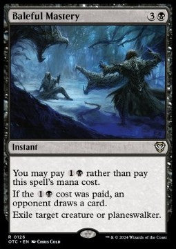 Baleful Mastery - Commander: Outlaws of Thunder Junction (Rare) [OTC-126]