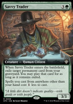 Savvy Trader - Commander: Outlaws of Thunder Junction: Extras (Rare) [XOTC-69]