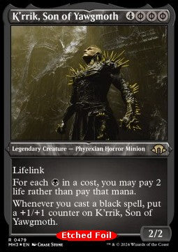 K'rrik, Son of Yawgmoth (V.2) - Modern Horizons 3: Extras (Rare) [XMH3-479]
