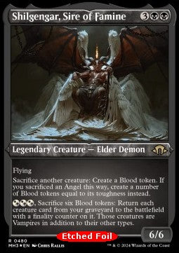 Shilgengar, Sire of Famine (V.2) - Modern Horizons 3: Extras (Rare) [XMH3-480]