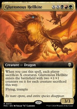 Gluttonous Hellkite (V.1) - Commander: Modern Horizons 3: Extras (Rare) [XM3C-73]