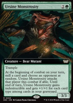 Ursine Monstrosity - Commander: Duskmourn: House of Horror: Extras (Rare) [XDSC-63]