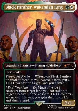 Black Panther, Wakandan King - Secret Lair Drop Series: Marvel Superdrop (Mythic) [SLDMVL-1747]
