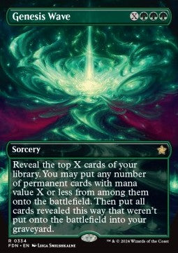 Genesis Wave (V.1) - Magic: The Gathering Foundations: Extras (Rare) [XFDN-334]