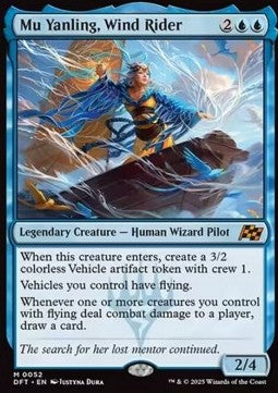 Mu Yanling, Wind Rider - Aetherdrift (Mythic) [DFT-52]