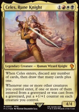 Celes, Rune Knight - Commander: Magic: The Gathering - FINAL FANTASY (Mythic) [FIC-1]