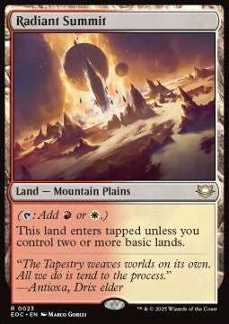 Radiant Summit - Commander: Edge of Eternities (Rare) [EOC-23]