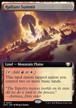 Radiant Summit - Commander: Edge of Eternities: Extras (Rare) [XEOC-43]