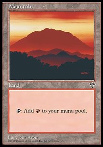 Mountain (V.4) - Mirage (Land)