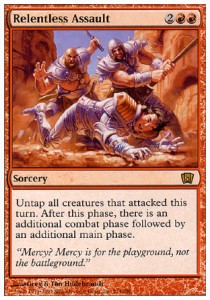 Relentless Assault - Eighth Edition (Rare) [8ED-214]