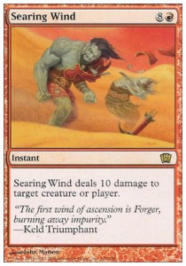 Searing Wind - Eighth Edition (Rare) [8ED-218]