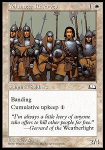 Volunteer Reserves - Weatherlight (Uncommon)