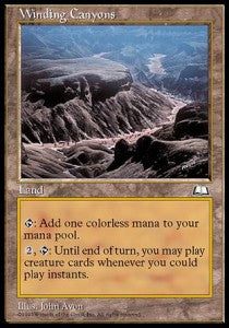 Winding Canyons - Weatherlight (Rare)