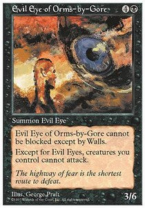 Evil Eye of Orms-by-Gore - Fifth Edition (Uncommon)