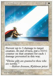Sacred Boon - Fifth Edition (Uncommon)