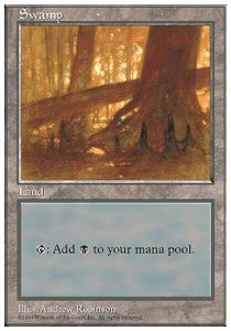 Swamp (V.1) - Fifth Edition (Land)